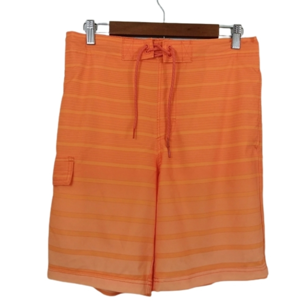 George Orange Mens Swim Trunks Summer Shorts Beach Swimwear Swimsuit